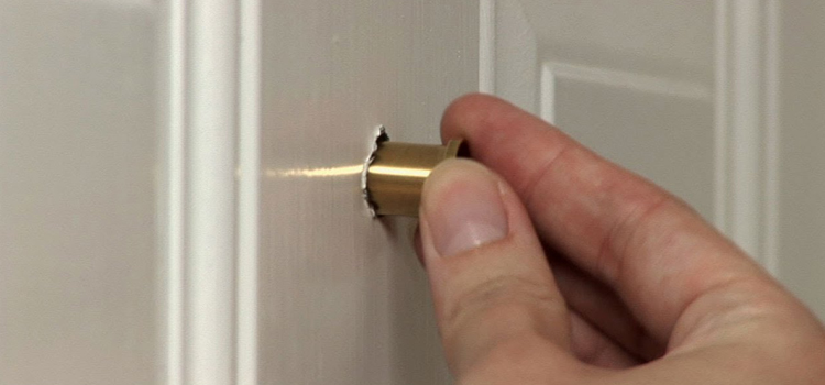 peephole door repair in Lynn Haven